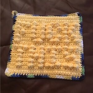 Handmade Crochet “F$&K THIS” Potholder